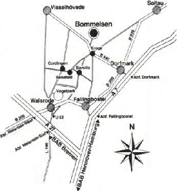 Anfahrtskarte